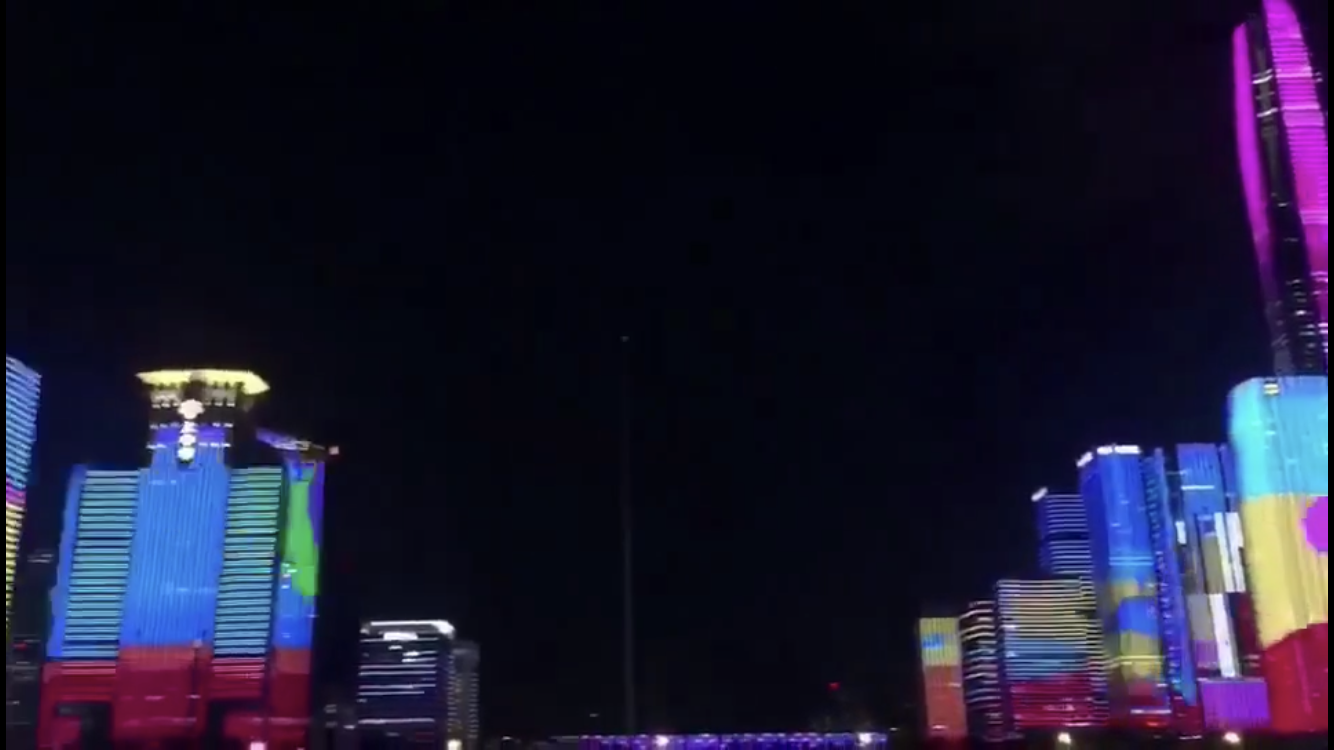 灯光璀璨耀鹏城，深圳特区成立40周年LED灯光秀(图35)