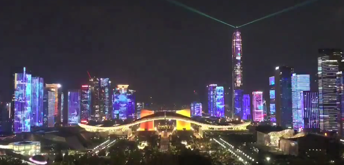 灯光璀璨耀鹏城，深圳特区成立40周年LED灯光秀(图36)